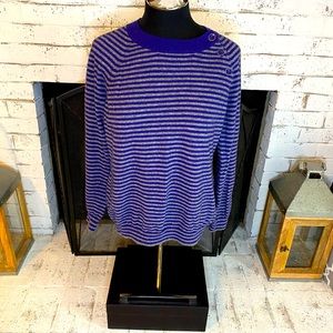Purple and Grey Banana Republic Sweater SZ XL